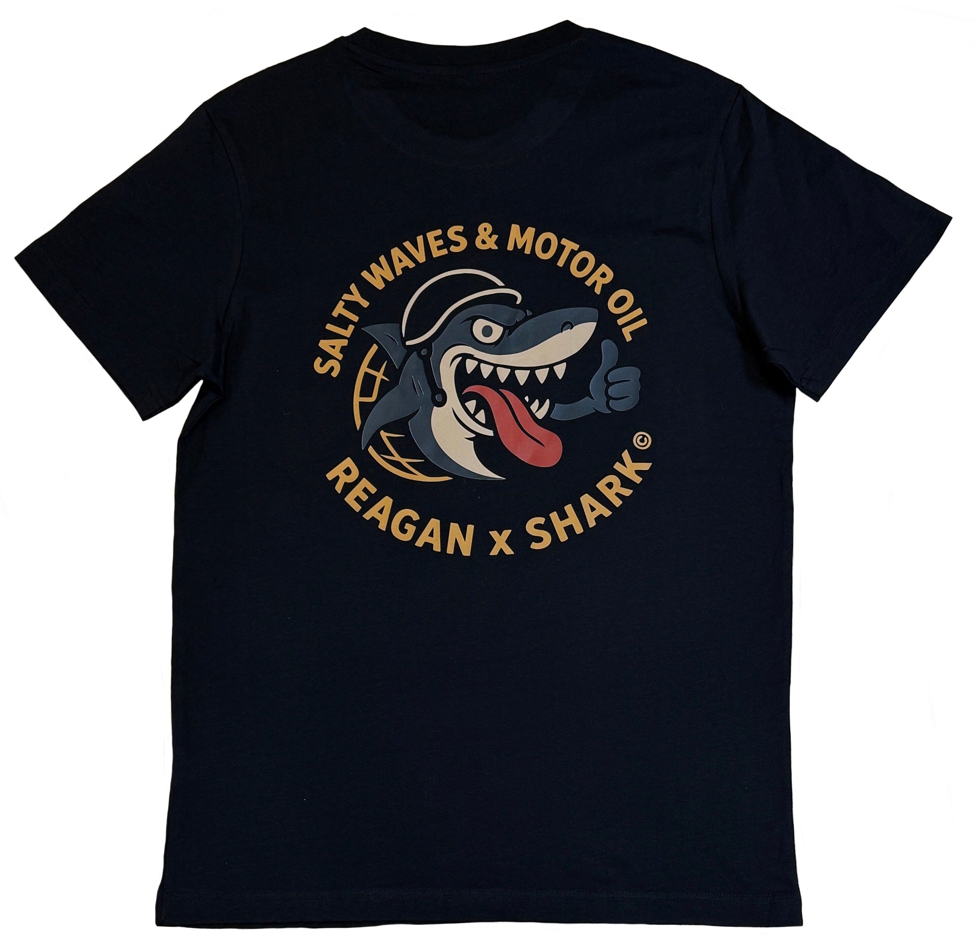 Tee Salty Waves Black