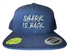 Charger l'image dans la galerie, Reagan caps © Shark is Back - flat visor - blue