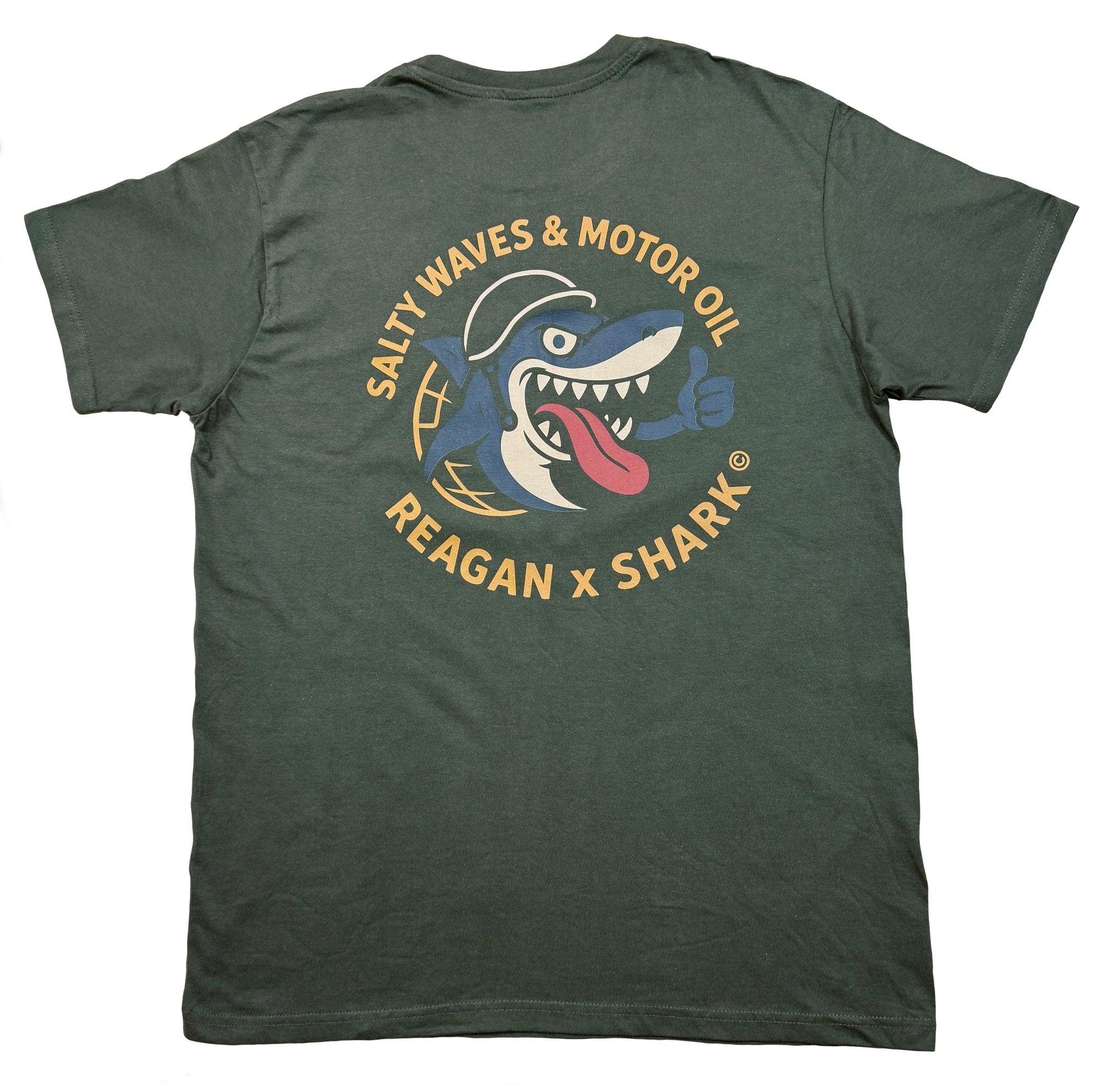 Tee Salty Waves Military