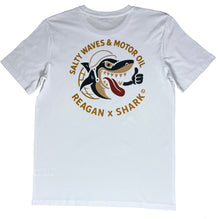 Charger l'image dans la galerie, Tee Reagan x shark © Salty Waves white