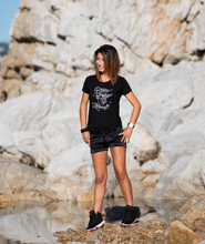 Charger l'image dans la galerie, Tee shirt women Reagan © GMC Motorcycle black