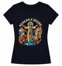 Cargar imagen en el visor de la galería, Tee women © Love &amp; Surf - black
