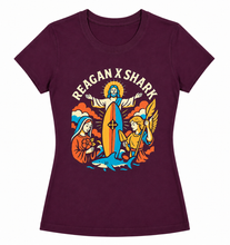 画像をギャラリービューアに読み込む, Tee women © Love &amp; Surf - burgundy