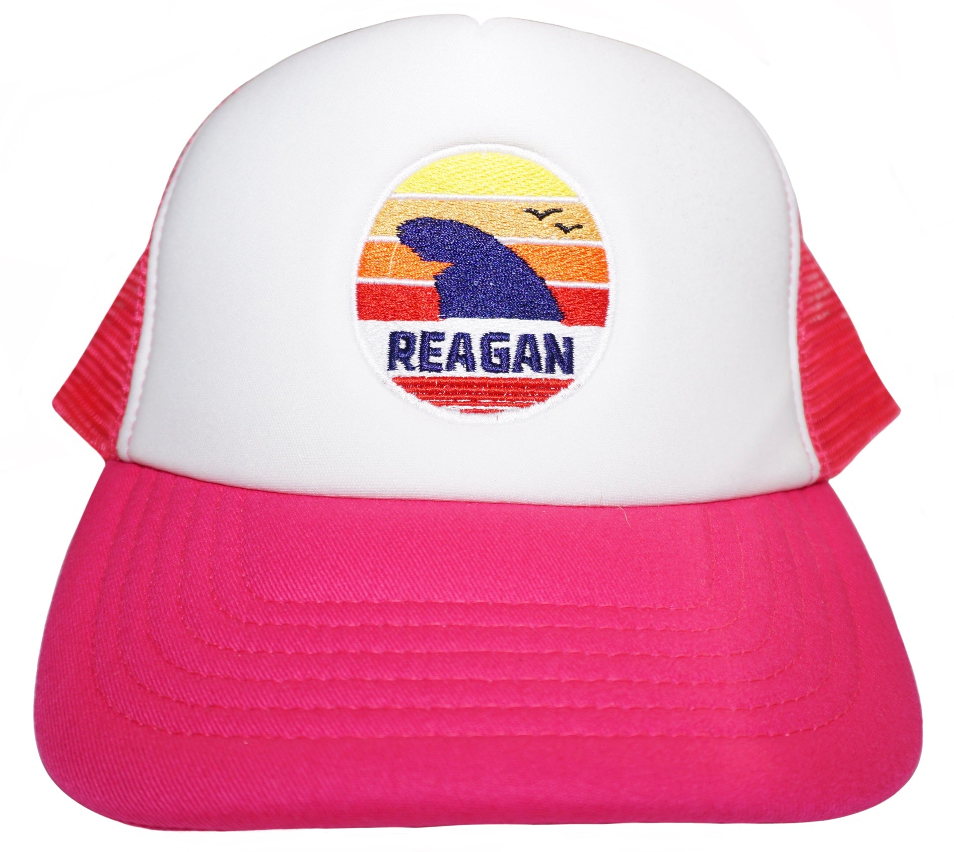 Reagan Sunset Trucker Pink