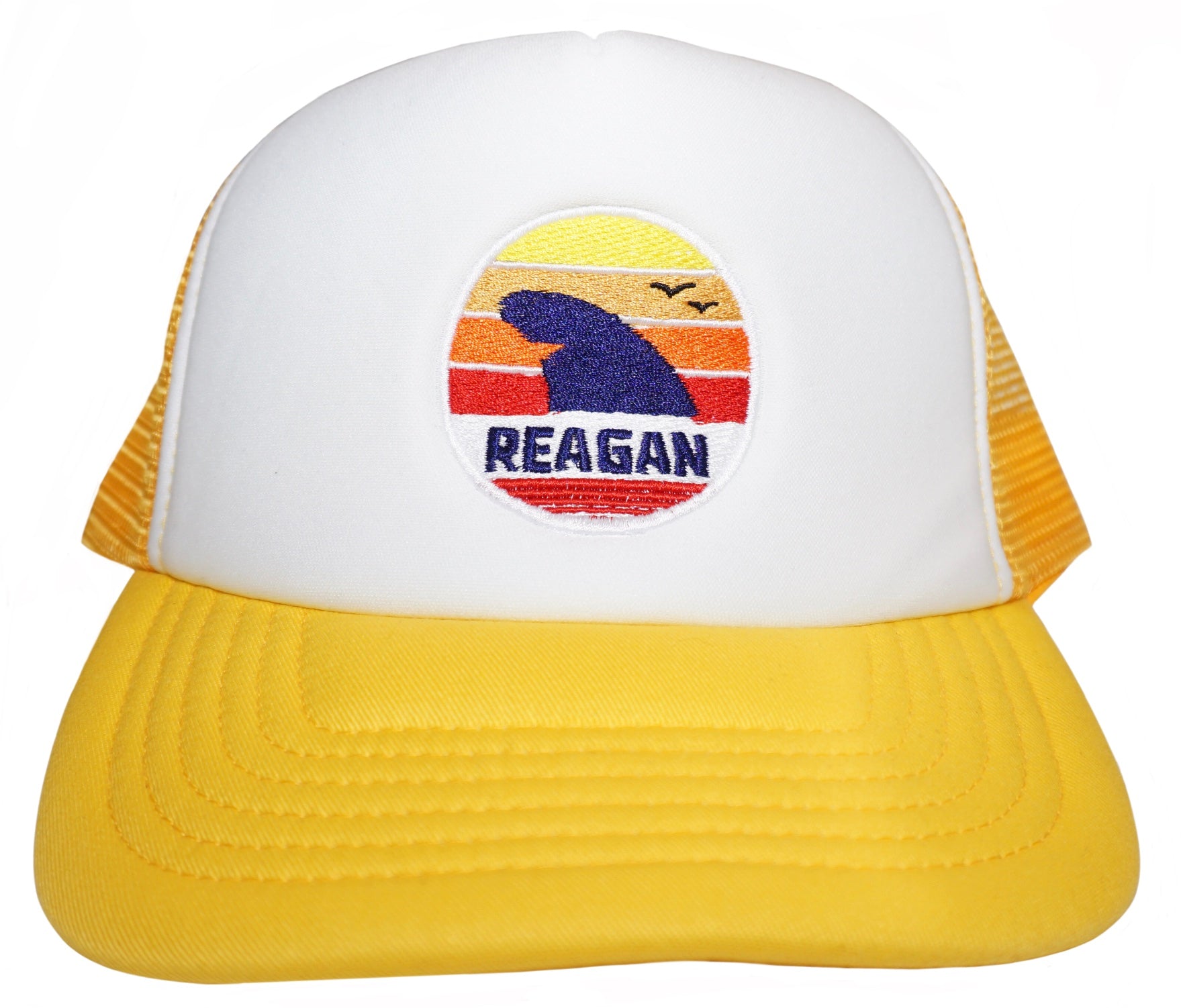 Reagan Sunset Trucker Yellow